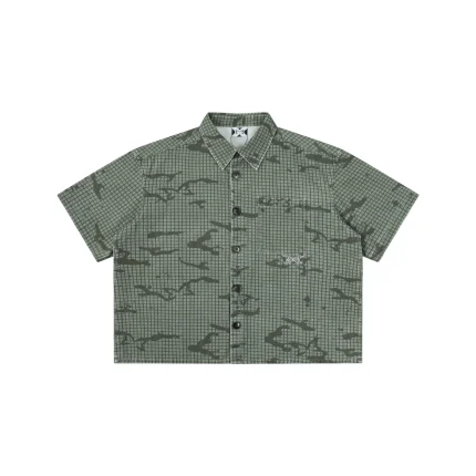 Mertra Grid Camo Shirt