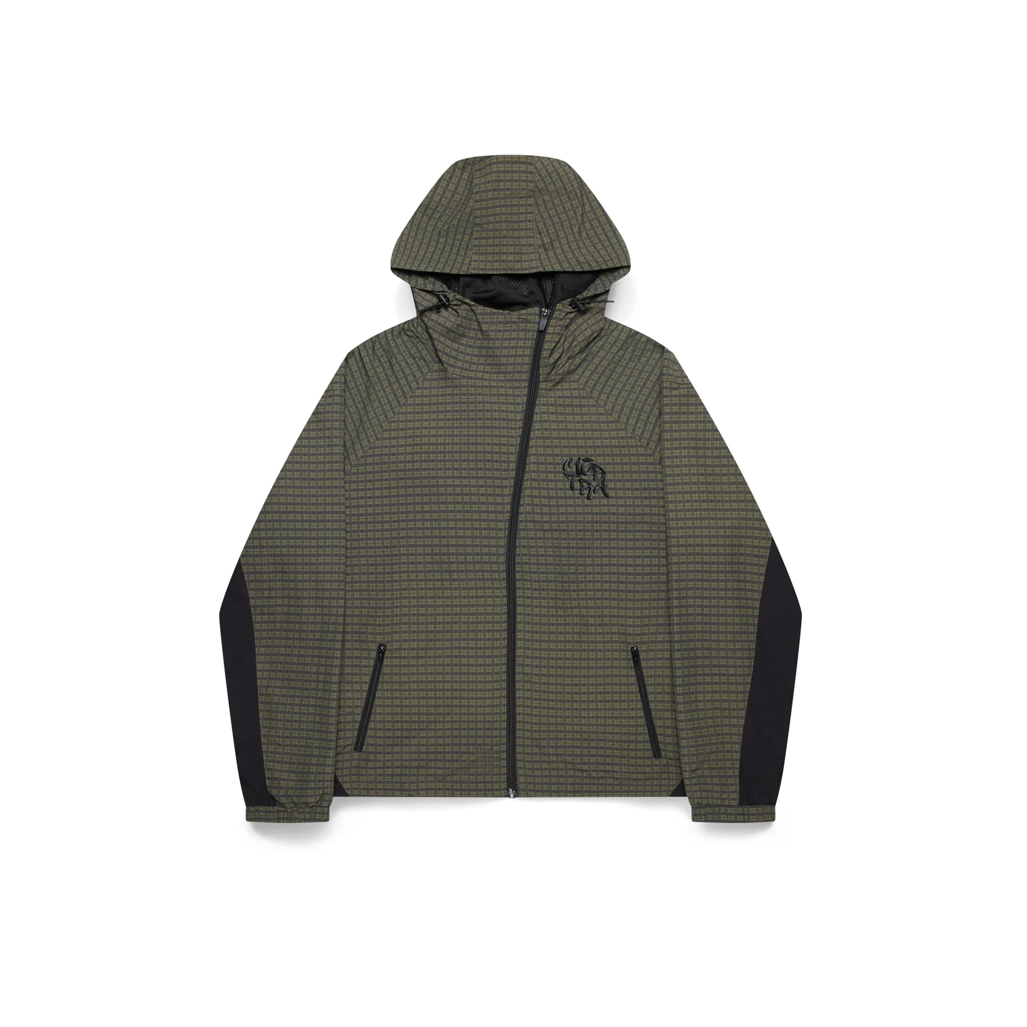 Mertra Asymmetrical Plaid Softshell (Green) Mertra Asymmetrical Plaid Softshell (Green)