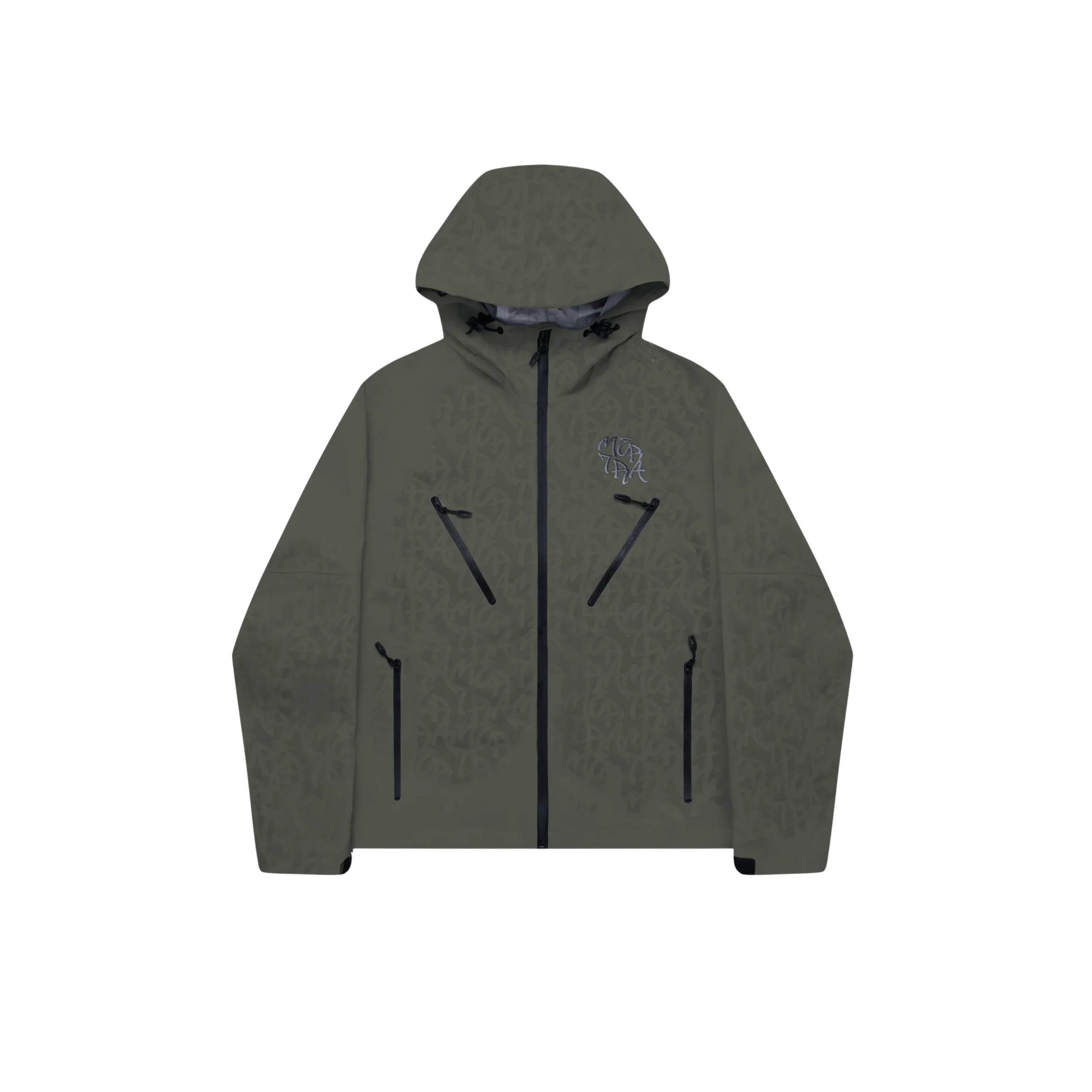 Mertra Monogram Shell Jacket (Green) Mertra Monogram Shell Jacket (Green)