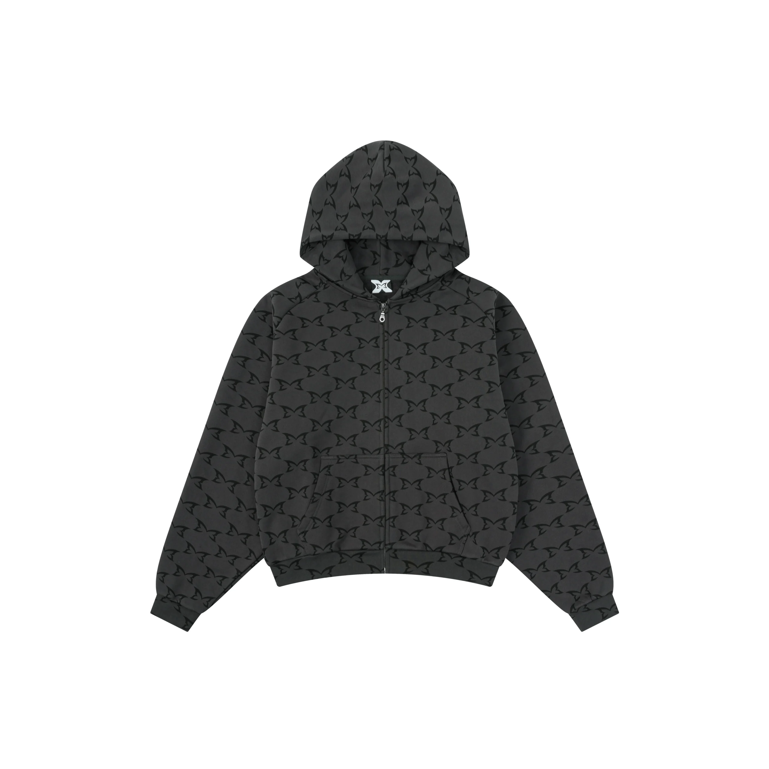 Monogram Hood (Dark Grey) Mertra Monogram Hood (Dark Grey)