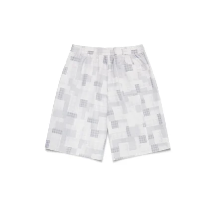 Mertra Patchwork Plaid Shorts