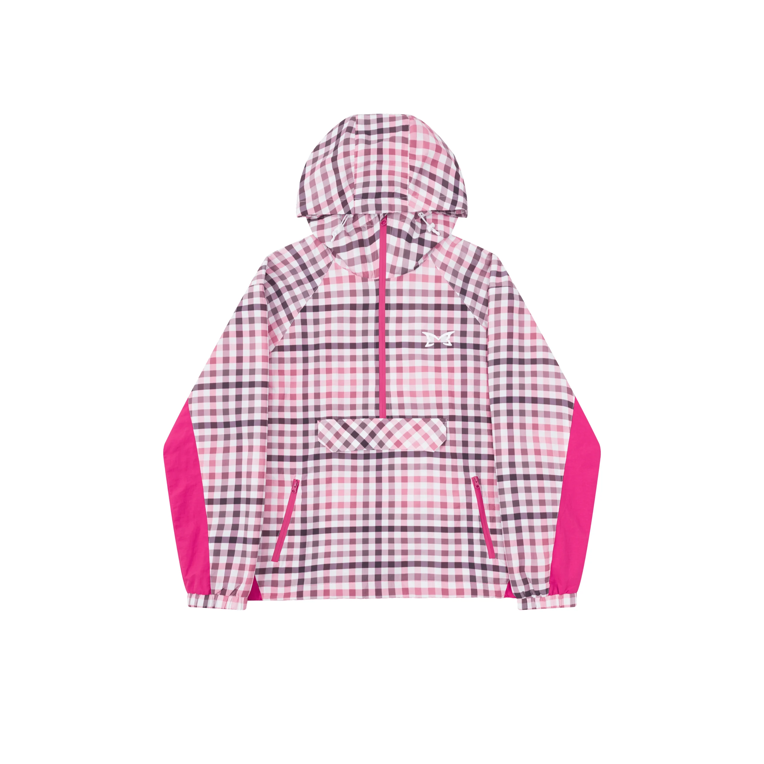 Plaid Softshell (Pink,White) Mertra Plaid Softshell (Pink/White)