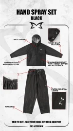 Mertra Hand Spray Pullover & Bottoms