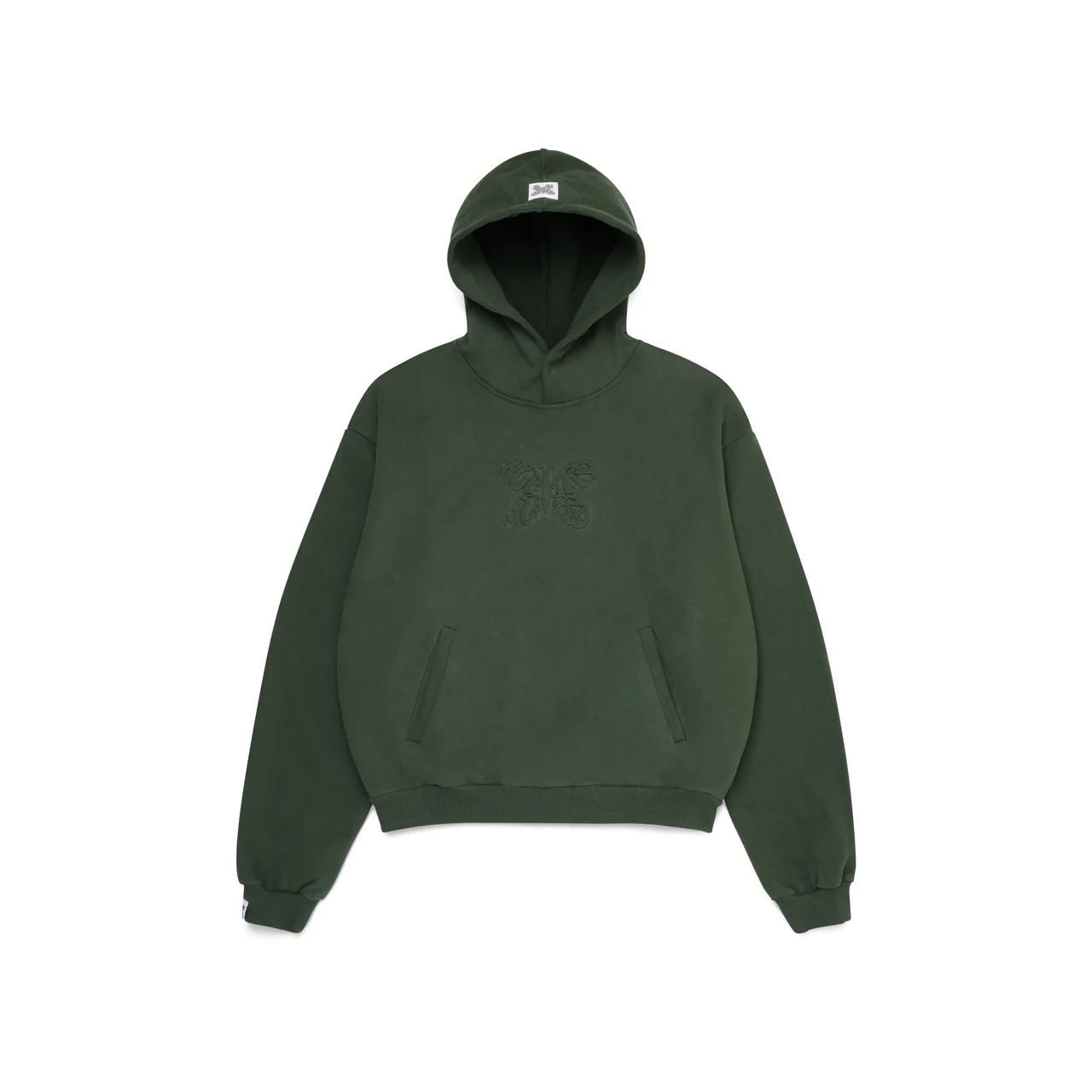 Mertra Hoodie Green Front View Mertra Hoodie Green