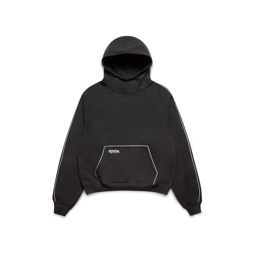 Mertra Pulse Hood (Smoke) – Black Front View Mertra Pulse Hood (Smoke) – Black
