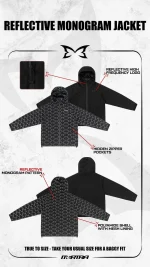 Mertra Reflective Monogram Jacket